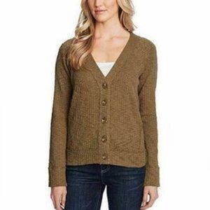 Two by Vince Camuto Women's Long Sleeve Button Up Cardigan